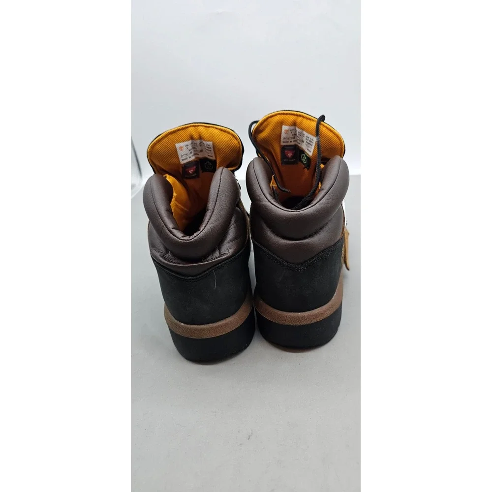 Timberland Field Boots Mens 8 Black Brown Green Waterproof Primaloft A5PWA